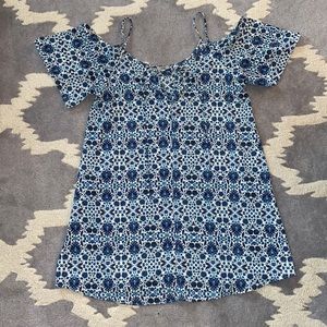 Urban Outfitters Blue Floral Dress